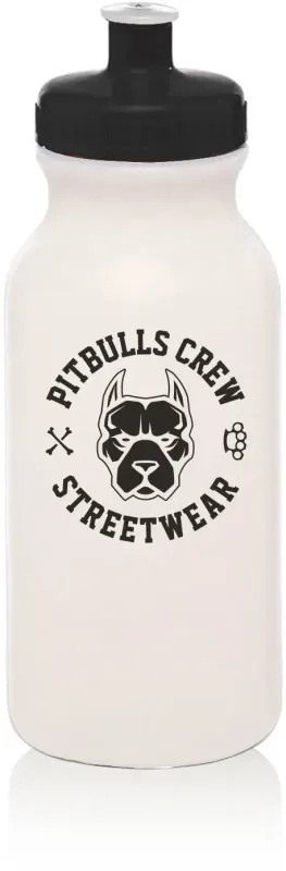 Custom Spirit Water Bottle (20 oz.) with Push Cap and 1 Color Imprint — view 7