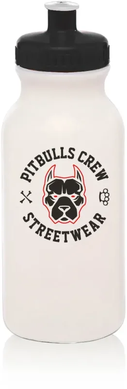 Customized 20 oz. Push Cap Spirit Water Bottle with 2 Color Imprint — view 3