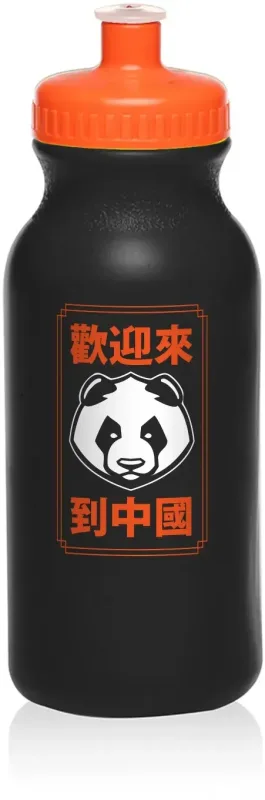 Customized 20 oz. Push Cap Spirit Water Bottle with 2 Color Imprint — view 7