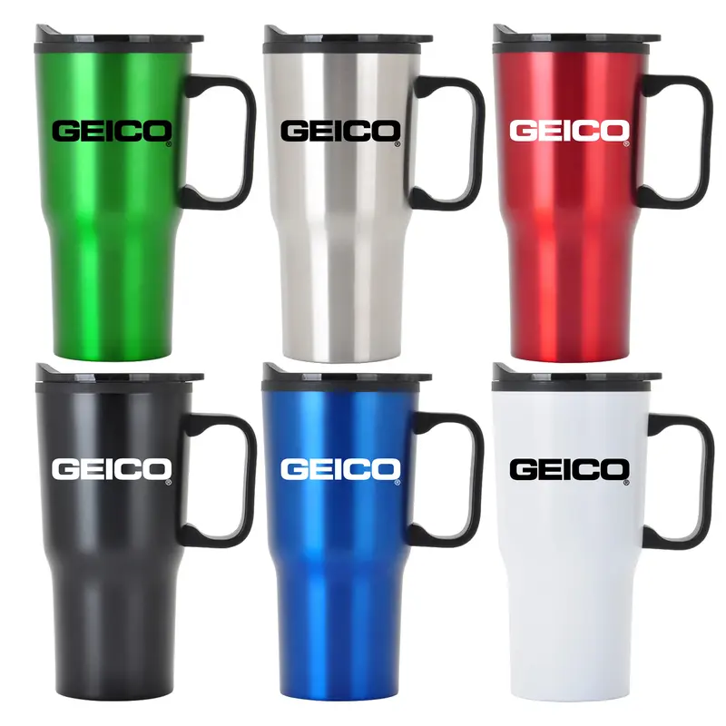 20 oz Stainless Steel Contoured Travel Mug