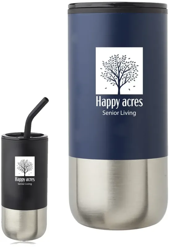 Branded Travel Mug with Straw (20 oz.) — view 2