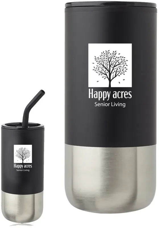 Branded Travel Mug with Straw (20 oz.) — view 3