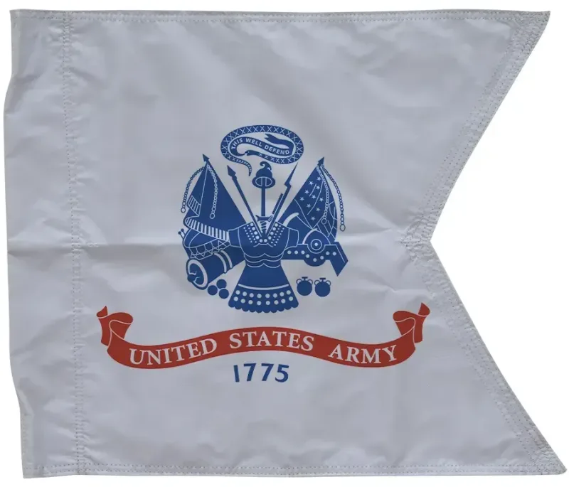20" x 27.75" Guidon Military Sized Nylon Flag Double-Sided — view 2