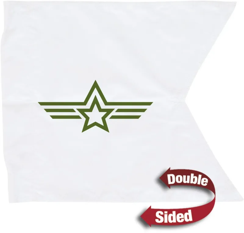 20" x 27.75" Polyester Guidon Flag Double-Sided — view 2