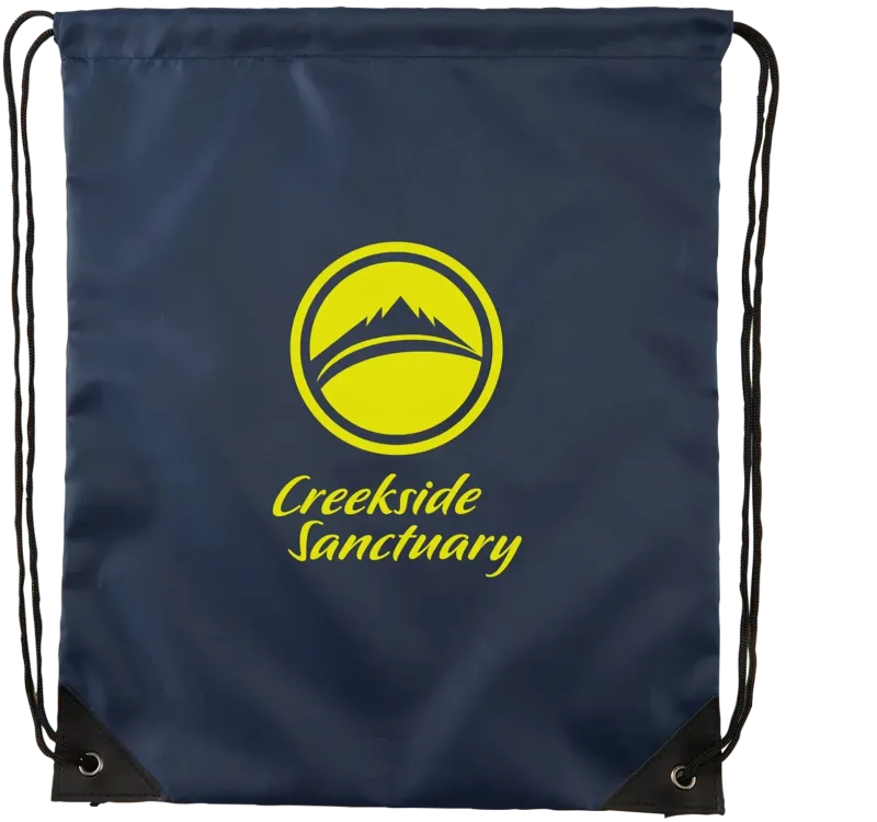 Customized RPET Drawstring Backpack — view 2