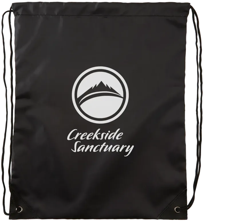 Customized RPET Drawstring Backpack — view 3