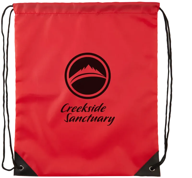 Customized RPET Drawstring Backpack — view 5