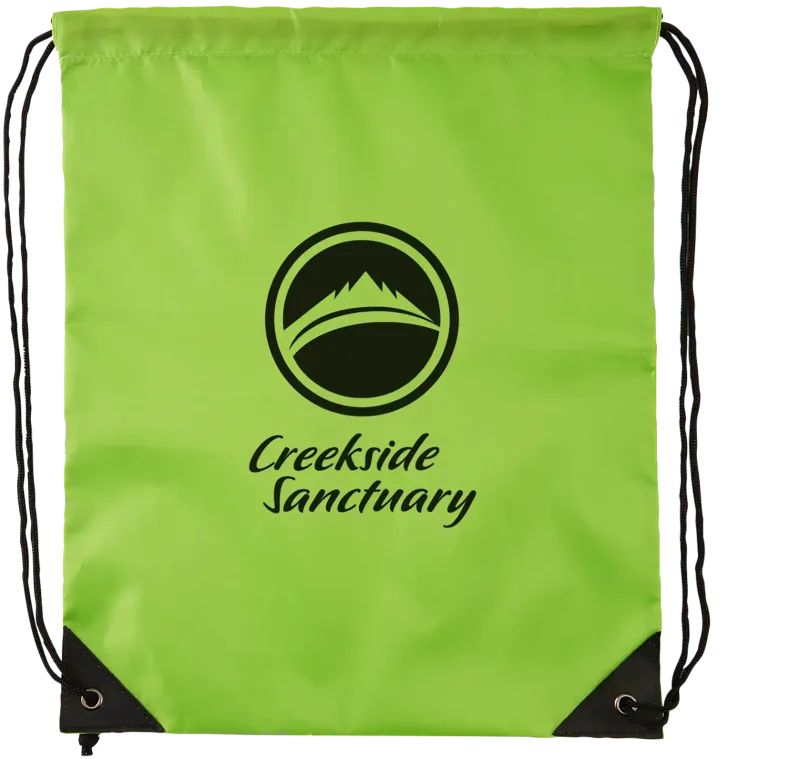Customized RPET Drawstring Backpack — view 6
