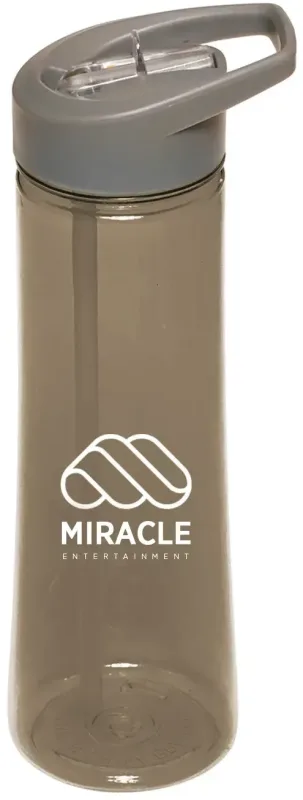 Personalized Aqua Plastic Sports Water Bottles - 22oz (1 Color Imprint) — view 6