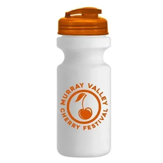 Recycled Bike Bottle with Flip-Top Lid (22 oz.) — view 18