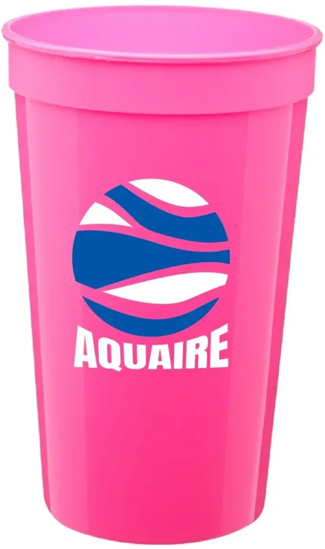 22 oz. Fantastic Plastic Stadium Cups (2 Color) — view 12