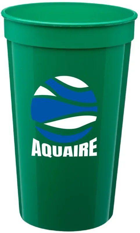 22 oz. Fantastic Plastic Stadium Cups (2 Color) — view 2