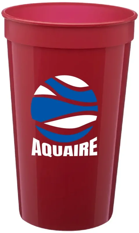 22 oz. Fantastic Plastic Stadium Cups (2 Color) — view 4