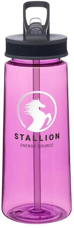 JOG Sports Tritan Water Bottle with Straw (22 oz., 2 Color Imprint) — view 11