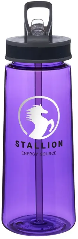 JOG Sports Tritan Water Bottle with Straw (22 oz., 2 Color Imprint) — view 14