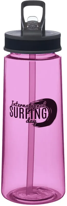 JOG Sports Tritan Water Bottle with Straw (22 oz., 2 Color Imprint) — view 15