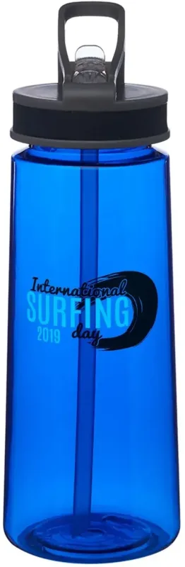 JOG Sports Tritan Water Bottle with Straw (22 oz., 2 Color Imprint) — view 7