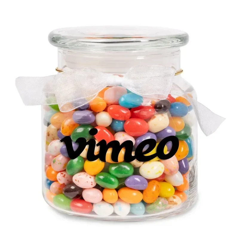 22oz. Glass Jar - Hershey's Chocolate Kisses — view 4
