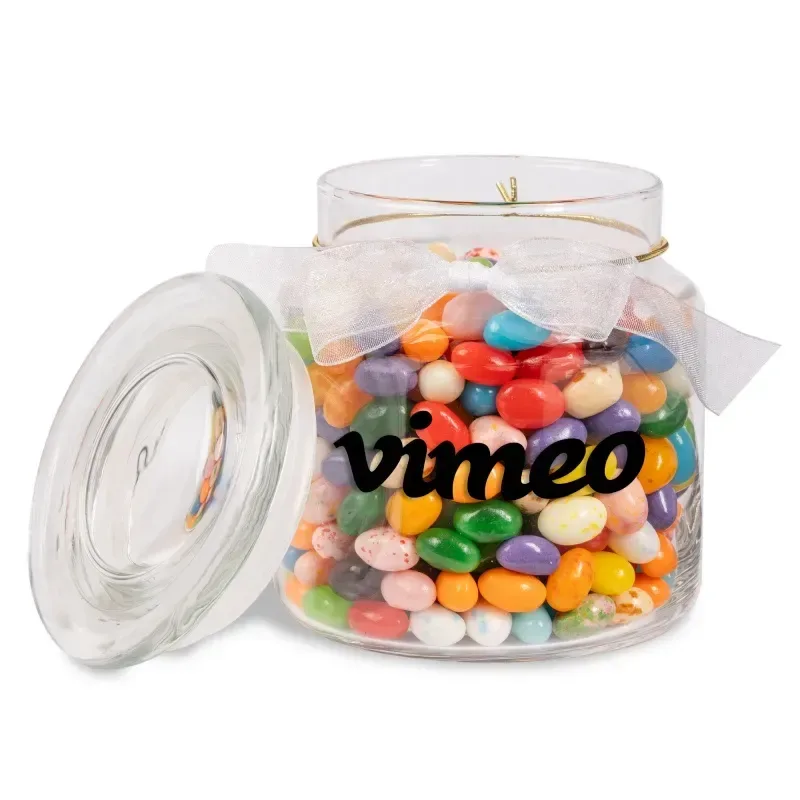 22oz. Glass Jar - Hershey's Chocolate Kisses — view 5