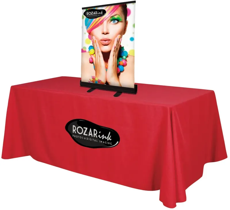 24" Economy Tabletop Retractor Kit (No-Curl Opaque Fabric) — view 7