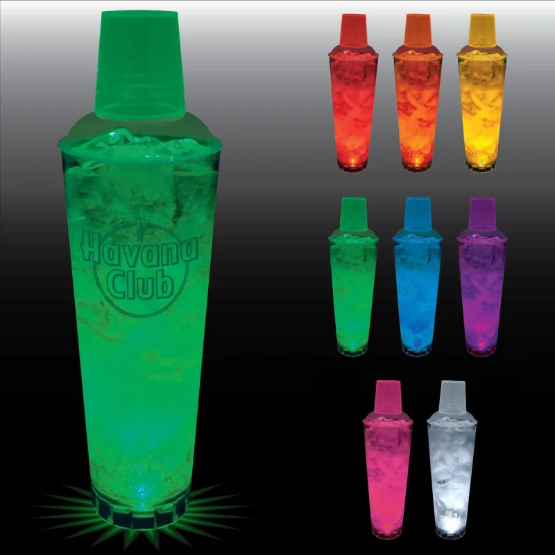 24 oz. 3 Piece Plastic Cocktail Shaker β view 1