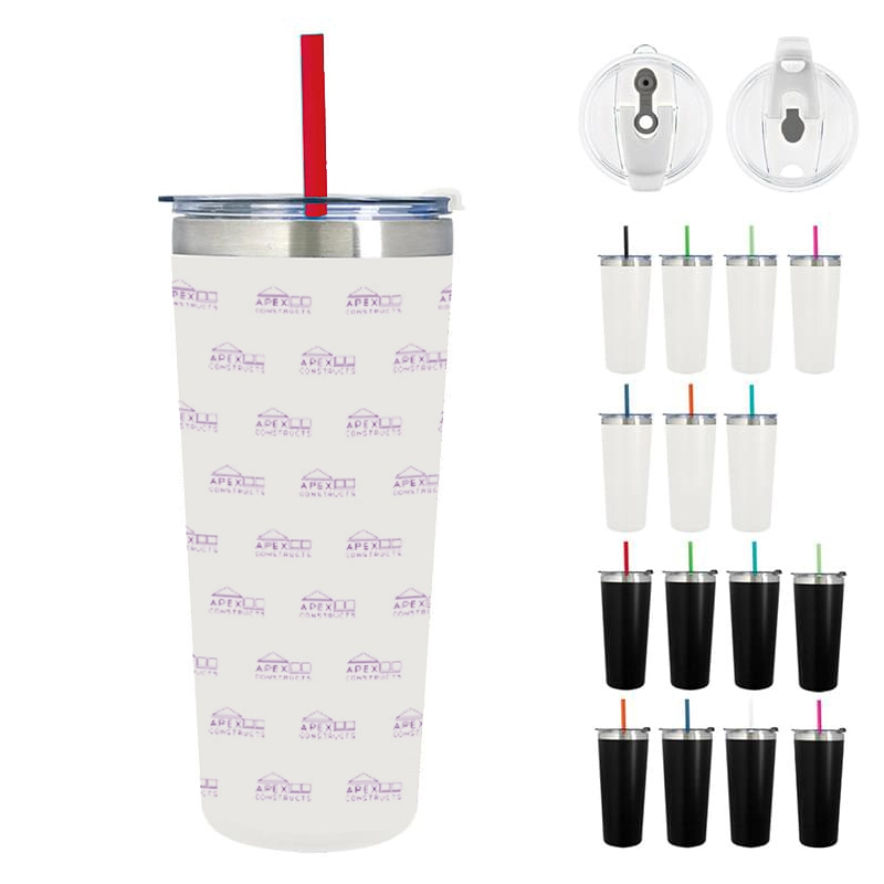 24 Oz. Full Laser Basics Tumbler