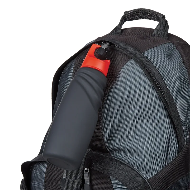 Matte Finish Crest Carabiner Sports Bottle - 24 Oz. — view 2