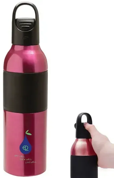 Imprinted OXO Push Top Bottle - 24 oz