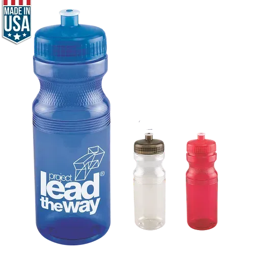 Custom-Promotional Polyclear Water Bottle (24 oz)