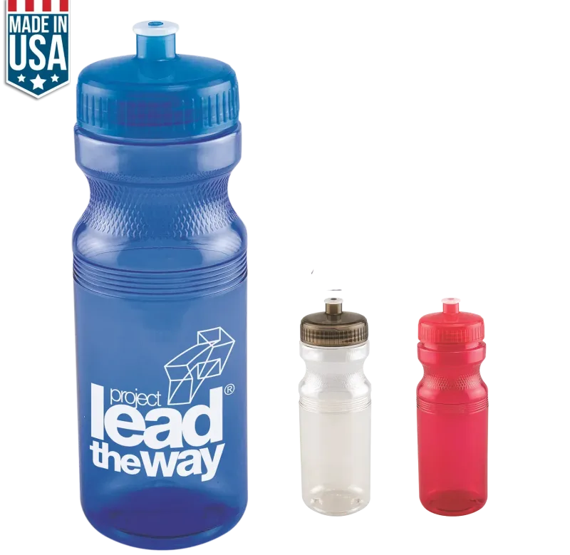 Custom-Promotional Polyclear Water Bottle (24 oz) — view 5
