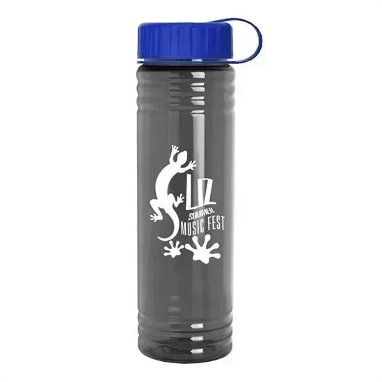 SlimFit Water Bottle (24 oz) with Tethered Lid