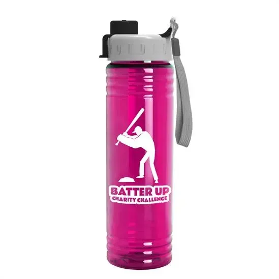 Custom Logo Water Bottles - 24 oz. Slim Fit