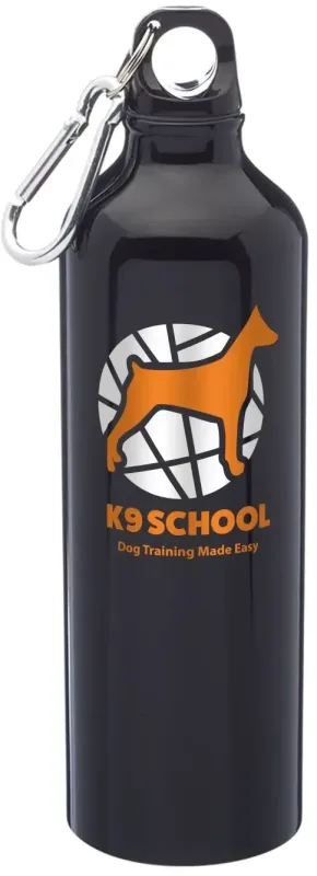 Custom Logo Water Bottles - 24oz TAG-A-LONG Aluminum — view 2