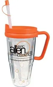 Thermal Travel Mug (Clear Printed Insert) - 24 Oz.