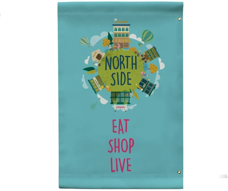 24" x 36" Vinyl Boulevard Banner Single-Sided — view 3