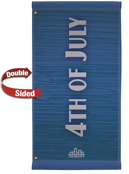 24" x 48" Fabric Boulevard Banner Double-Sided