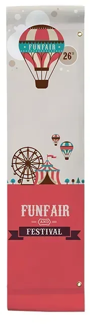 24" x 96" Vinyl Boulevard Banner Single-Sided — view 2