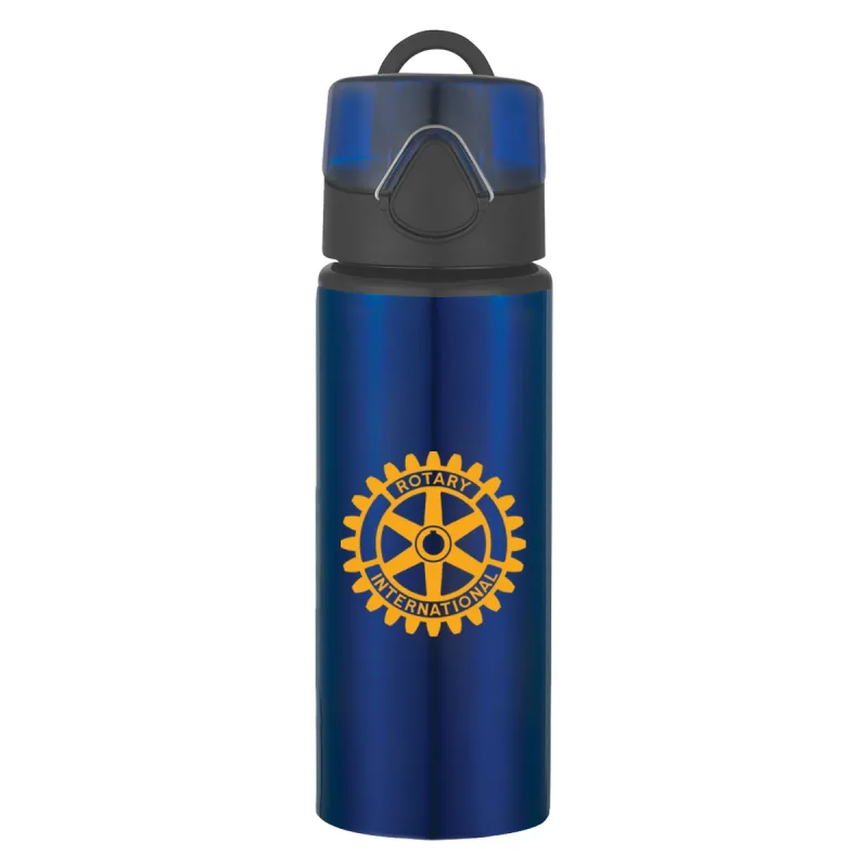 25 Oz. Aluminum Sports Bottle With Flip-Top Lid — view 2