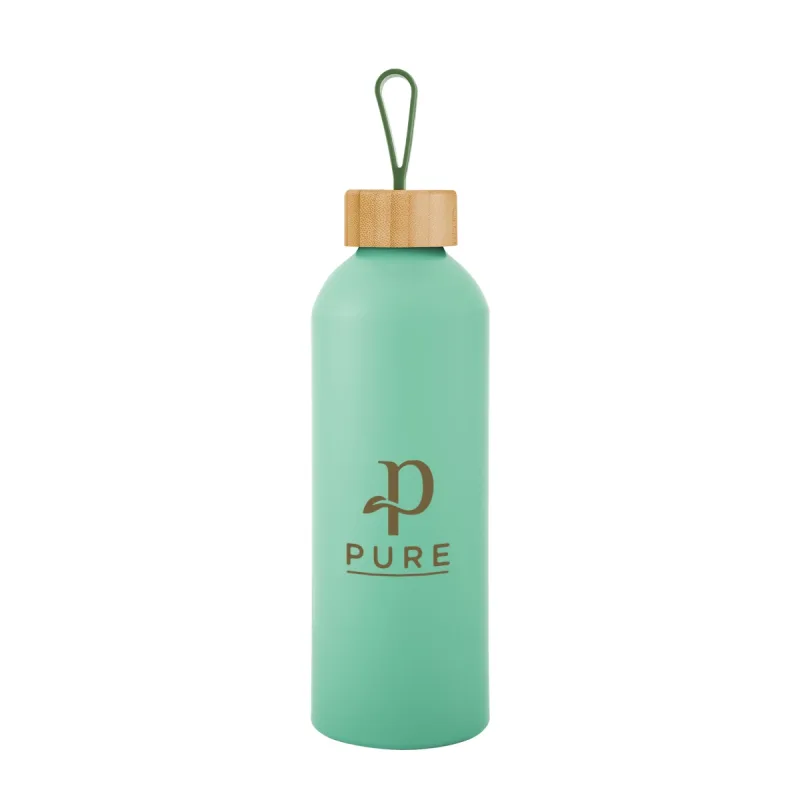 25 Oz. Blaire Recycled Aluminum Bottle With Bamboo Lid And Carry Handle — view 9