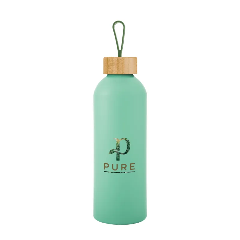 25 Oz. Blaire Recycled Aluminum Bottle With Bamboo Lid And Carry Handle — view 14