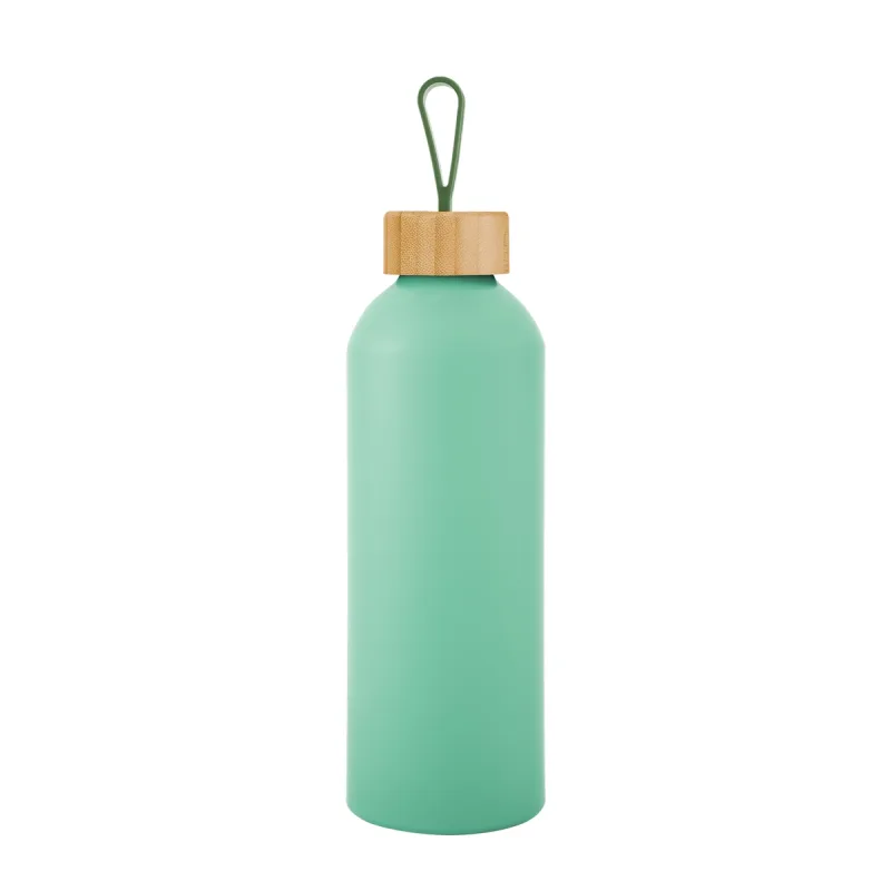 25 Oz. Blaire Recycled Aluminum Bottle With Bamboo Lid And Carry Handle — view 8