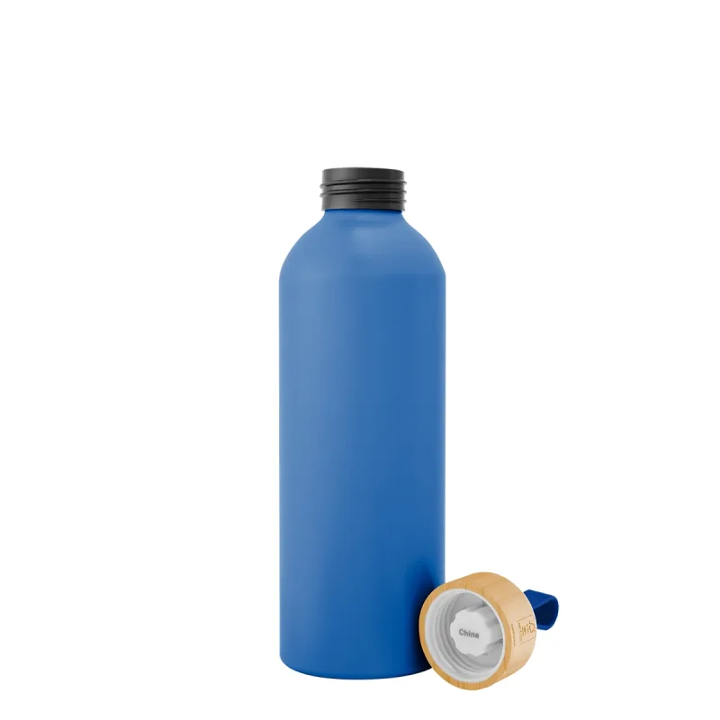 25 Oz. Blaire Recycled Aluminum Bottle With Bamboo Lid And Carry Handle — view 25