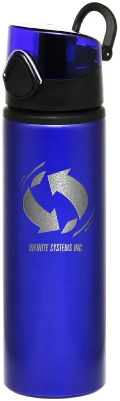 25 oz. FLIP Aluminum Water Bottles (Laser Engraved) — view 4