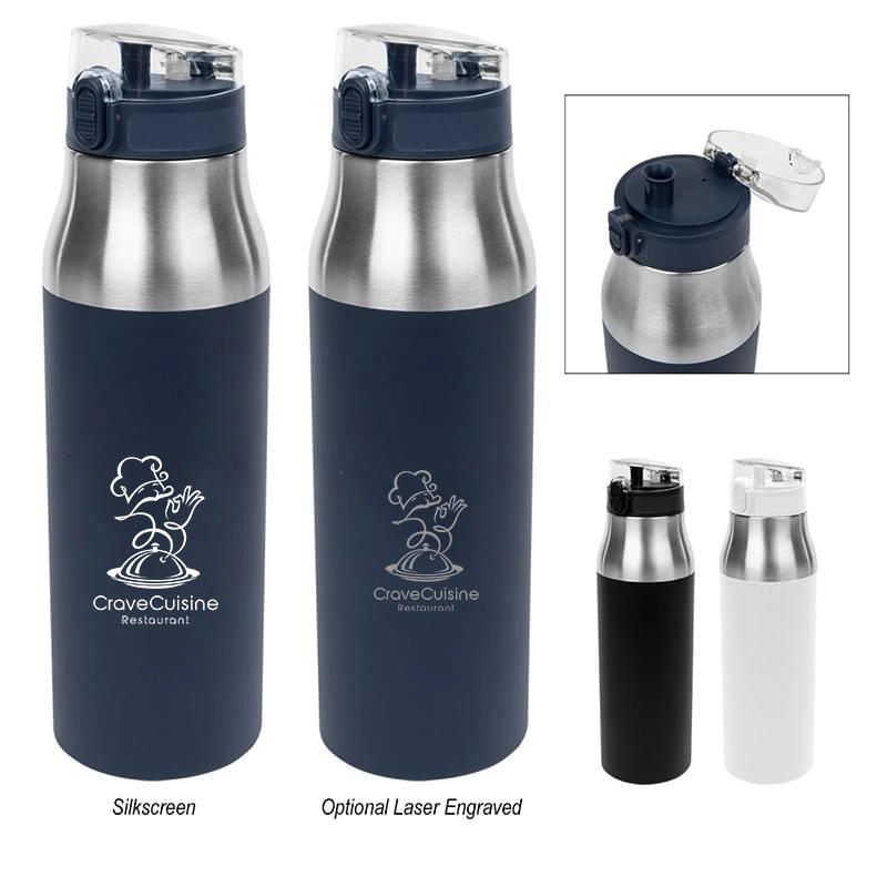 26 OZ. FULL LASER STAINLESS STEEL BOTTLE