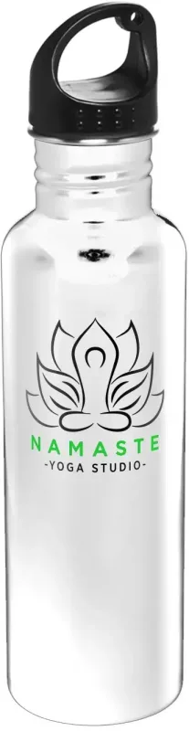 Branded Stainless Sports Water Bottle - 26oz — view 3