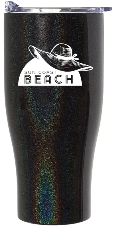 Personalized Iridescent Nebula Travel Mug - 27oz — view 8