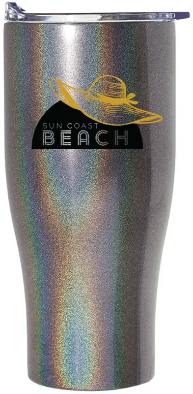 Iridescent Nebula Travel Mug Set - 27 oz. (2 Colors) — view 9