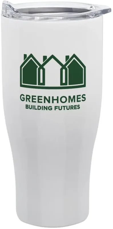 Personalized Traveler Grip Travel Mug - 27 oz. (1 Color Imp) — view 4