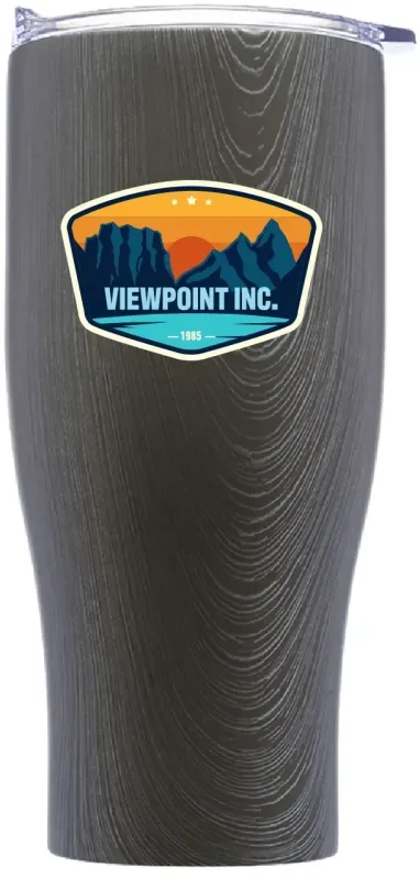 27 oz. TRAVELER Stainless Steel Grip Travel Mug Full Color Imp. — view 2
