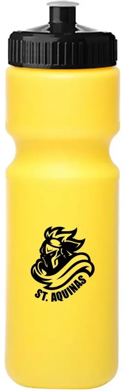 Custom Push Cap Water Bottles - 28 oz. (1 Color) — view 10